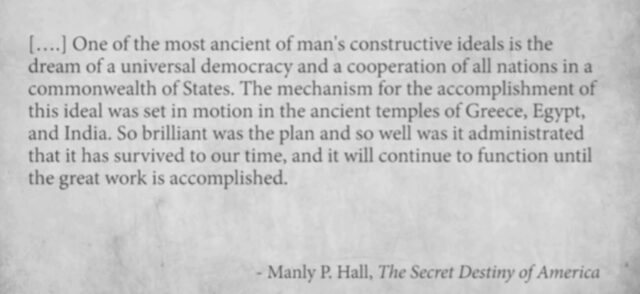 Many Hall on America's Secret Destiny