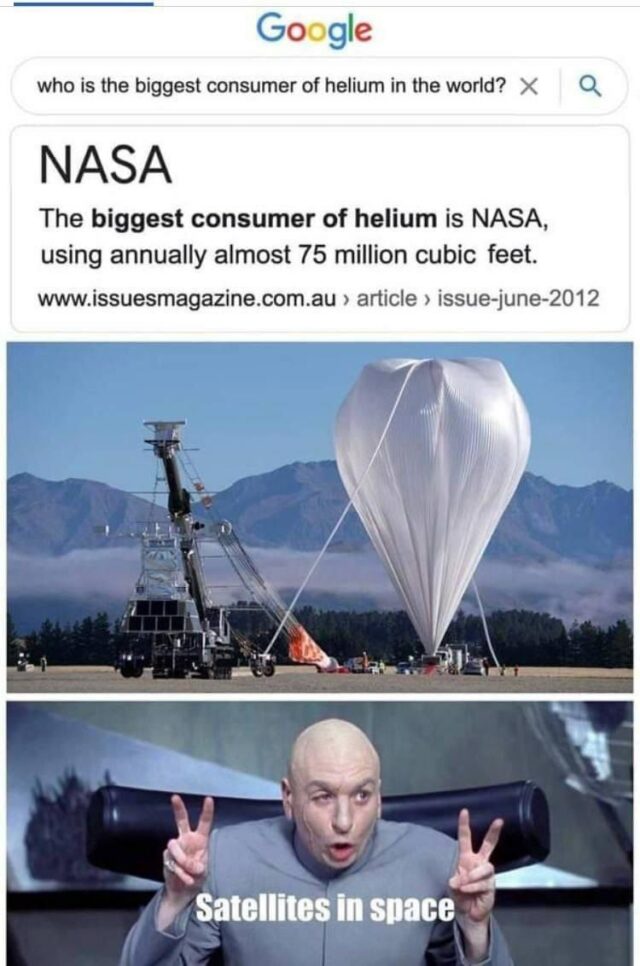 NASA Fakes Satellites
