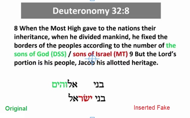 Bible Corruption Deuteronomy