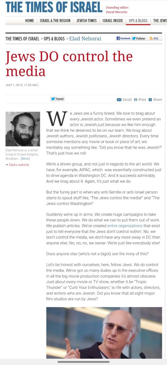 Jews Control Media2