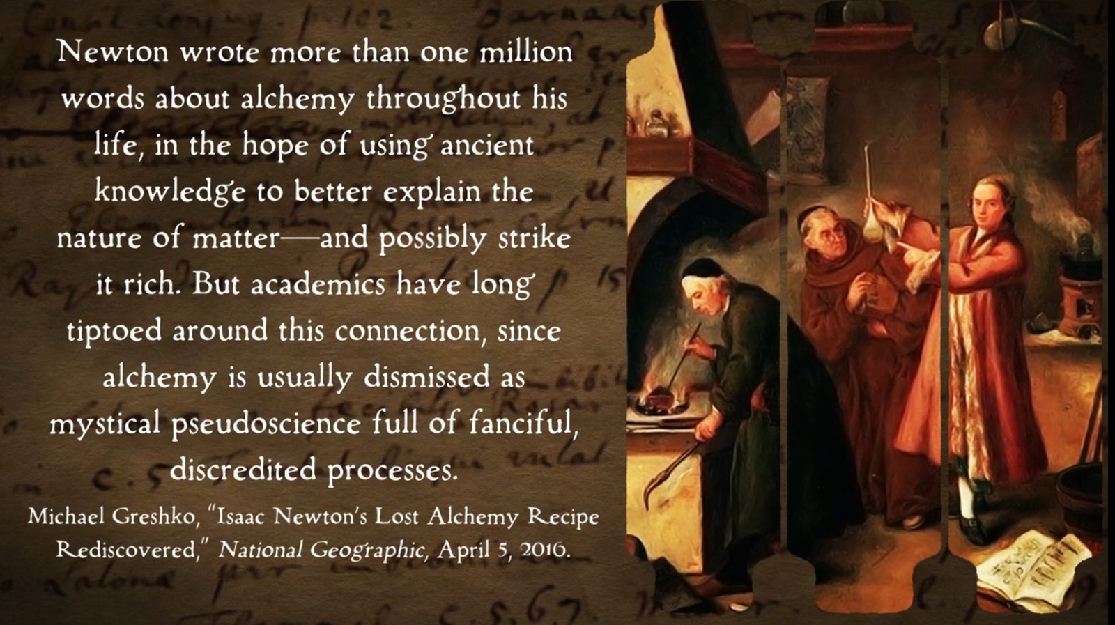 Newton - Alchemist