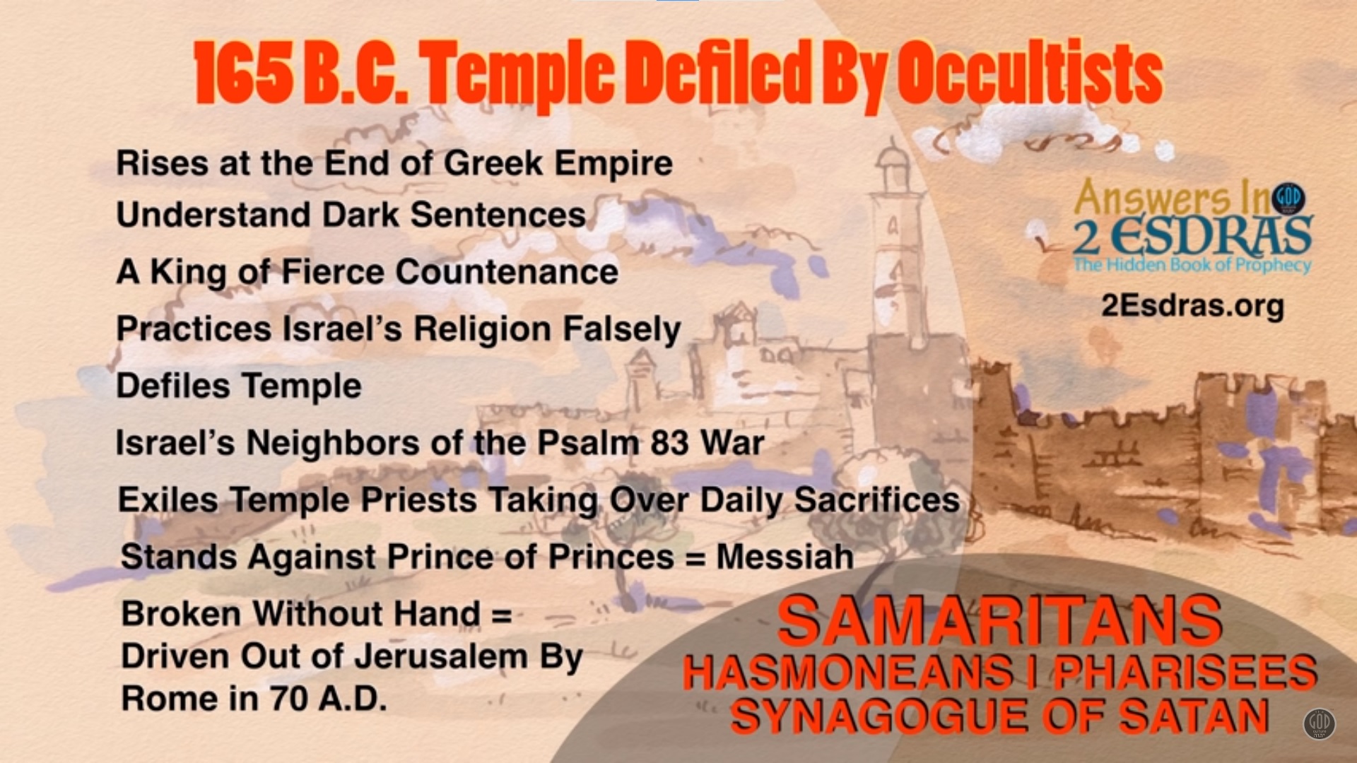 Jews Defiled The Temple
